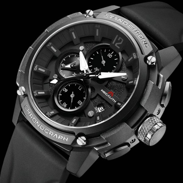 Tactical Leather Strap Military Watch